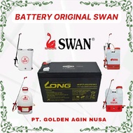 Aki Sprayer Swan Baterai UPS Battery Aki Kering Batere Aki Long SPRAYER ELEKTRIK SWAN 12V 7AH