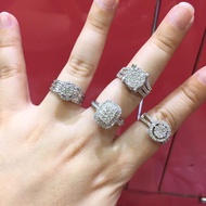 cincin wanita berlian eropa asli
