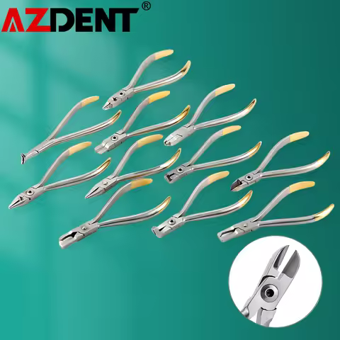 Azdent Dental Forceps Orthodontic Wire Distal End Cutter Pliers Bracket Brace Remover Plier Stainles
