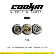 COOKIN ALLOY CK52 Rubber Tire Model BBS FIR 10mm SHEATH