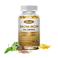 Bunkka DND369 Sacha Inchi Oil Capsules with Omega 3 6 &amp; 9 Support Adjust Blood Lipids Prevent Cardiovascular Diseases Maintain Skin and Prevent Aging