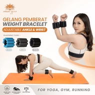 Adjustable Wrist & Ankle Weight Bracelet 1KG | For Gym Fitness Exercise Ankle Weight Bangles