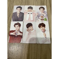 EXO Official Baskin Robbin Photocard Chanyeol Kyungsoo Suho Sehun Kai Baekhyun