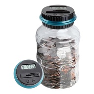 [ Top Seller]Large Piggy Bank for Boys Adults, Vcertcpl Digital Coin Counting Bank with LCD Counter,