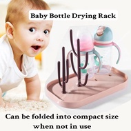 SG Stock Baby Bottle Drying Rack / Detachable Baby Bottle Dryer with Tray / Holder for Bottle Cups Pump Parts