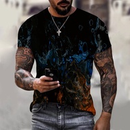 Technology Calculation Formula Code Pattern 3D Short Sleeve 2023 Short Sleeve T-Shirt Full Color Ser