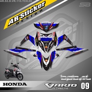 Decal Stiker VARIO 110 TECHNO KARBU 2009 - 2013 - Skotlet Motor Full Body Vario Techno 110 Desain Va