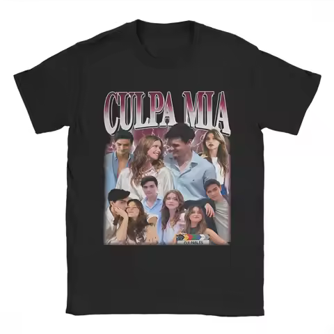 My Fault Film Culpa Mia Accessories Unisex T Shirt Pure Cotton Tee Print T-shirt Clothes