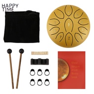 HAPPY TIME-Rain Drum for Outside 6 Inches 11 Tones Steel Tongue Drum Rain Chime Outdoor Rain Chime M