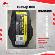 Dunlop 195/55R15 Tayar Baru (Installation) 195 55 15 New Tyre Tire TayarGuru Pasang Kereta Wheel Rim Car