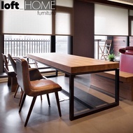 Loft Home Industrial Pine Wood Dining Table CLASSIC