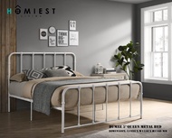 (Free Installation) Homiest Metal Bed Frame Single / Queen (Optional) HD Foam Mattress