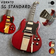 GCM Gibson SG Standard Vibrola Electric Guitar (Custom Made, Oversea Ready Stock)