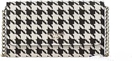 Kate Spade Darcy Chain Wallet Crossbody Houndstooth Print (Black White), Black , White