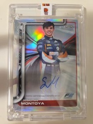 2025 Topps Formula 1 Chrome Sebastian Montoya autograph