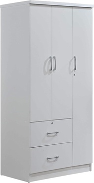 FGYIO ตู้เก็บเสื้อผ้ากับ3ประตู2-ลิ้นชัก3-ชั้นวาง72 "H Armoire ตู้เสื้อผ้าในครัวเรือนArmoires HJIUN ห