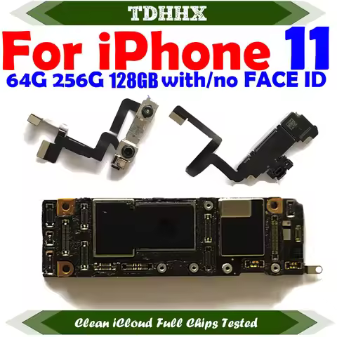 Main Logic Board For iPhone 11 Motherboard Clean iCloud Plate Support Update Mainboard Full Tested 1