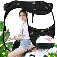 Ebike Canopy Motorcycle Cover Waterproof Canopy Awning Scooter Cover Rain Canopy Umbrella