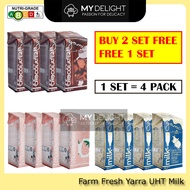 (4 x 200ml) Yarra Farm Fresh UHT Milk Chocolate Strawberry SG Ready Stock Dutch Lady Goodday Nestle Omega Plus Pokka
