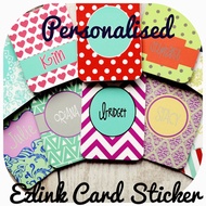 [Beaute Loft] Customised Ezlink Card Sticker / Personalised Ezlink Card Sticker