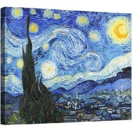 Nice Eliteart starry Night By Vincent Van GoghPainting Giclee Wall Art Canvas Prints
