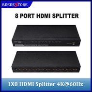 MT-VIKI HEAVY DUTY 1x8 HDMI Splitter HDMI Splitter 4K@60Hz 8 PORT HDMI SPLITTER