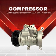 COMPRESSOR NEW PERODUA ALZA M500 2009-2016 ( 10SA13C 6PK to MYVI 1.3 2005-2010 ) XENCP