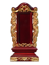 Ritual Table for Ancestors Hand-carved Solid Wood Home Altar Piece Lyptus Material Zen Carving House