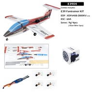 EPP Foam Jet EDF RC Airplane Model E39 800mm (31.5") Wingspan Fan Trainer Ducted Fan Jet Plane RC Ai