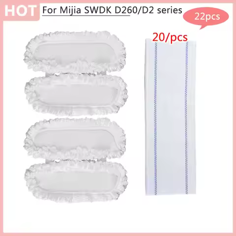 SWDK D260 Electric Floor Mop Rag For Xiaomi Mijia D2 Robot Vacuum Cleaner Cloth Home Appliances Acce