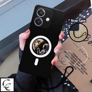 HP Latest Oppo A5i & Oppo A3X Softcase with Astronaut Motif - Oppo A5i & Oppo A3X Casing | Oppo A5i 