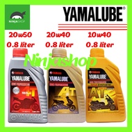 YAMALUBE SCOOTER SEMI SYNTHETIC AT 10W40 4T OIL 0.8 LITER AT 20W40 THAILAND RED  MINYAK PELINCIR ENG
