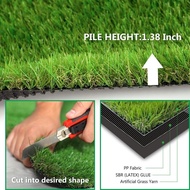 1m/2m Lebar Koridor Gardening UV Rumput Palsu Tiruan Karpet Outdoor Artificial Grass Carpet Mat Golf