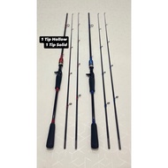 Hive Monster II Solid Carbon Casting Rod + Bonus 1 Tip