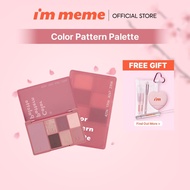 IM MEME OFFICIAL I'm Color Pattern Palette (2 Colors) - Multi Palette 6 Eyeshadow & 1 Blush