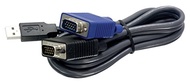TRENDnet 2-in-1 USB VGA KVM Cable, 1.83m (6 Feet), VGA-SVGA HDB 15-Pin Male to Male, USB 1.1 Type A,