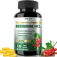 Suplemen Berberine 1500mg, Berberine Liposomal dengan Kayu Manis Ceylon & Probiotik untuk Wanita, Le