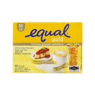 Equal Gold Crunchy Granular Sweetener 50 sticks
