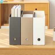 ISITA Folding Desktop Organizer 3 Color Multifunctional Student Stationery Book Pencil Sundries Archives Contract Paper Organizer A4 File Organizer Box
