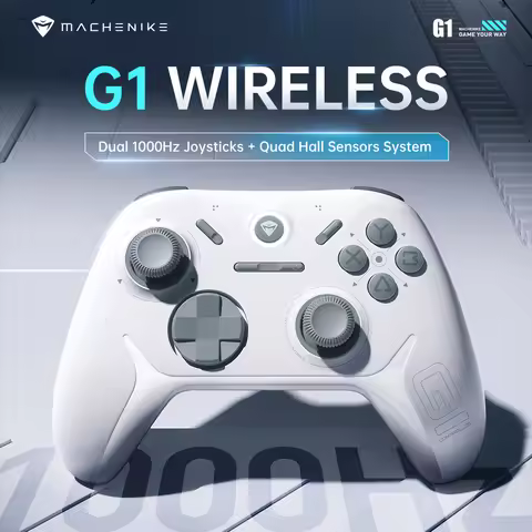 MACHENIKE G1 Wireless Gaming Controller with 1K Polling Rate Hall Effect Trigger Joystick For Ninten