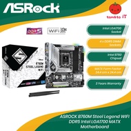ASROCK B760M Steel Legend WIFI DDR5 Intel LGA1700 MATX Motherboard