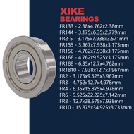 XiKe FR2ZZ FR3ZZ FR4ZZ FR6ZZ FR8ZZ FR10ZZ 2RS/Open Flange Deep Groove Ball Bearings