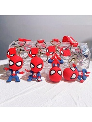 Llavero de Spiderman, superhéroe, colgante de muñeco de Spiderman para llaves de coche