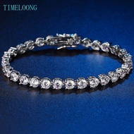 Pass Test Real Full Moissanite 3-5 MM With GRA Certificate VVS1 3EX Diamond Gem Three Claws Charm Br