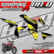 03 YAMAHA BYSON FI STRIPING STICKER - YAMAHA BYSON FI STRIPING SIMPLE ABSTRACT LIST DESIGN