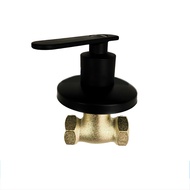 Stop Kran Hitam Classic Wall Shower Stop Kran Shower Tanam Black