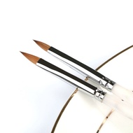 Kolinsky crystal brush 3d Manicure Tools Manicure Carving Pen crystal Pen Special Manicure Pen Transparent Rod Carving Pen kolinsky