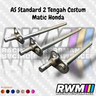 Standard axle 2 Middle and mounting axle CUSTOM VARIO/PCX/BEAT/GENIO/SCOOPY standard axle 2 middle