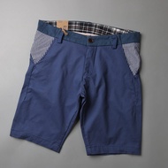 Export Tail Single Men's Summer Classic Blue Casual Shorts Men's Trendy Slim Fit All-Match Low Waist Short-Length Pants Cut Label
