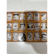 One Piece Imagine Wanted Amazon Mini Card Free Gift From saikyo jump Japan